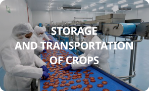 STORAGE AND TRANSPORTATION OF CROPS